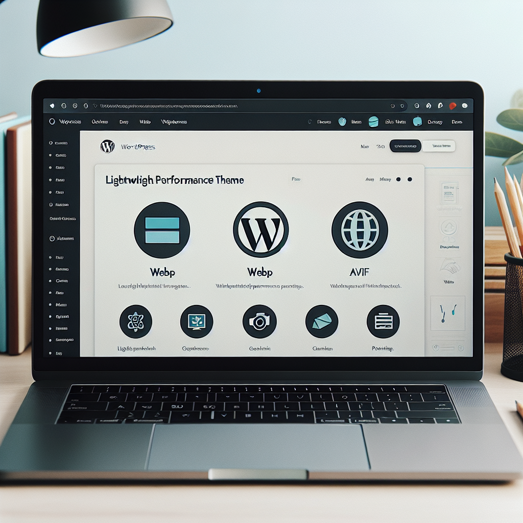 WordPress site setup for serving WebP and AVIF images without heavy plugins