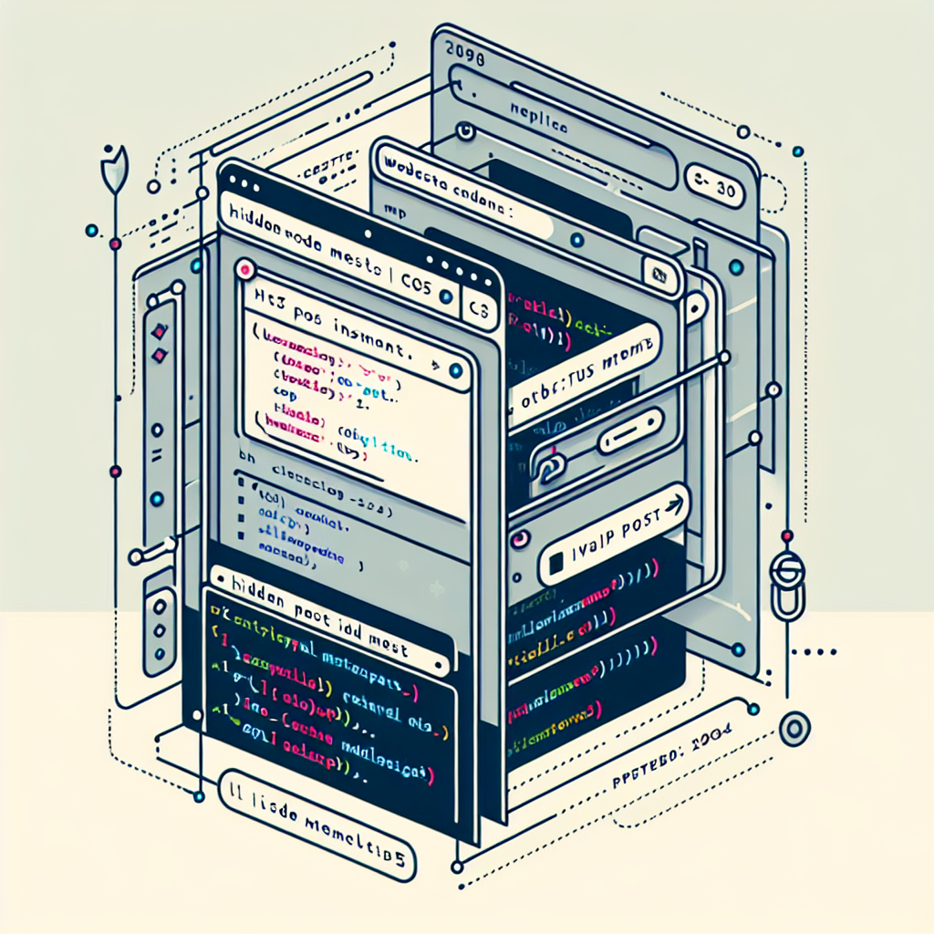 CSS hiding WordPress post metadata in browser inspector