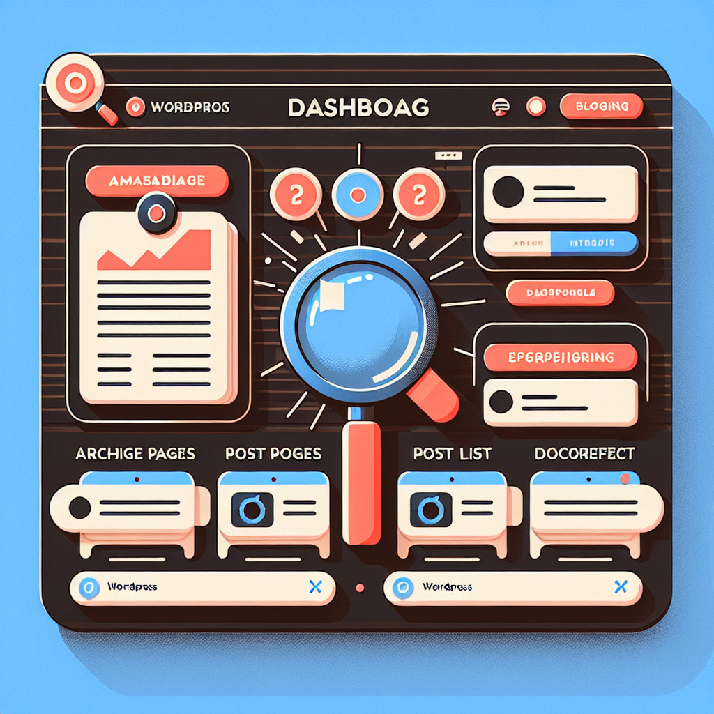 Illustration of fixing WordPress archive pages showing wrong or duplicate posts