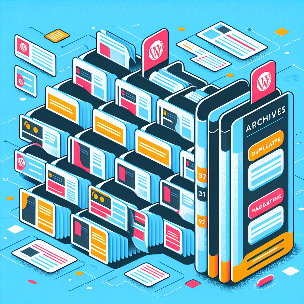 Duplicate entries on a WordPress archive page