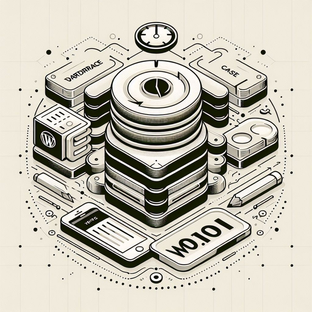 Illustration of WordPress query optimization with caching and database indexing