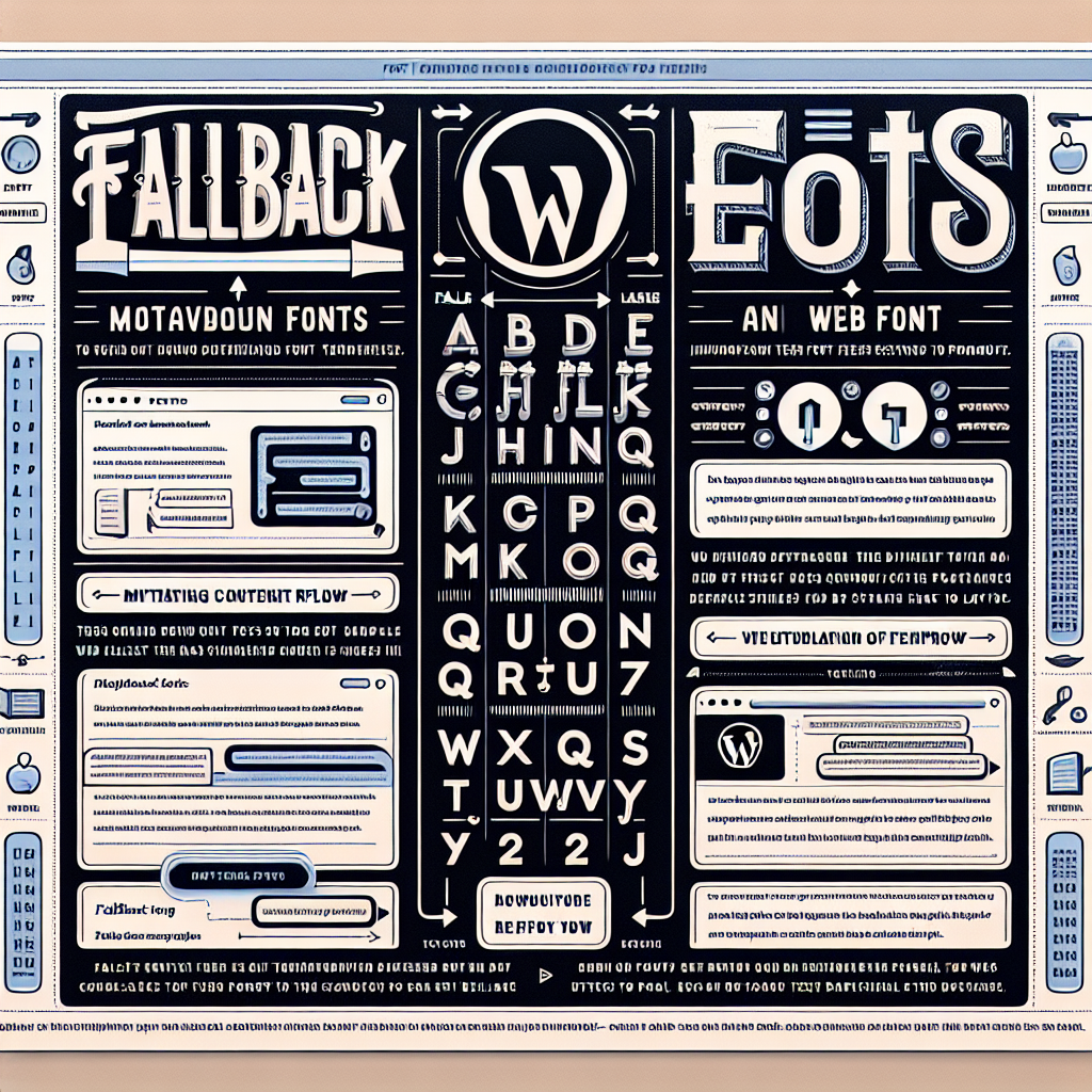 Font loading strategy to reduce layout shift in WordPress