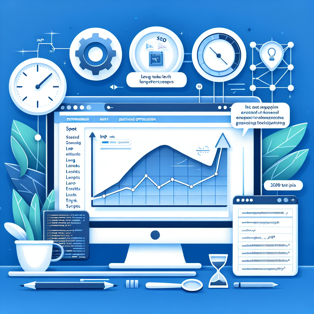 Illustration of WordPress performance optimization for INP issues